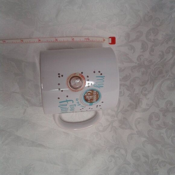 Royal Norfolk Vintage Morning Coffee Is My One True Friend Ceramic Stoneware Mug - Picture 7 of 9